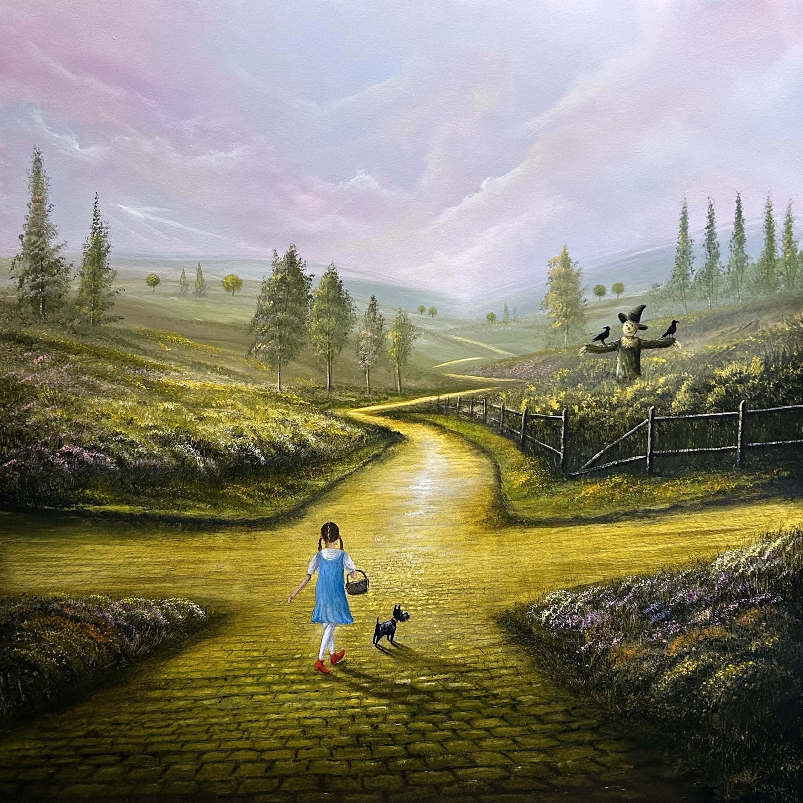Follow The Yellow Brick Road - The Wizard of Oz - Limited Edition Art Print by Danny Abrahams Art