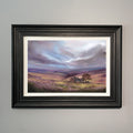 Timeless treasures landscape art  by Danny Abrahams showing Top Withens Haworth Yorkshire Moors the inspiration for Wuthering Heights by Emily Brontè