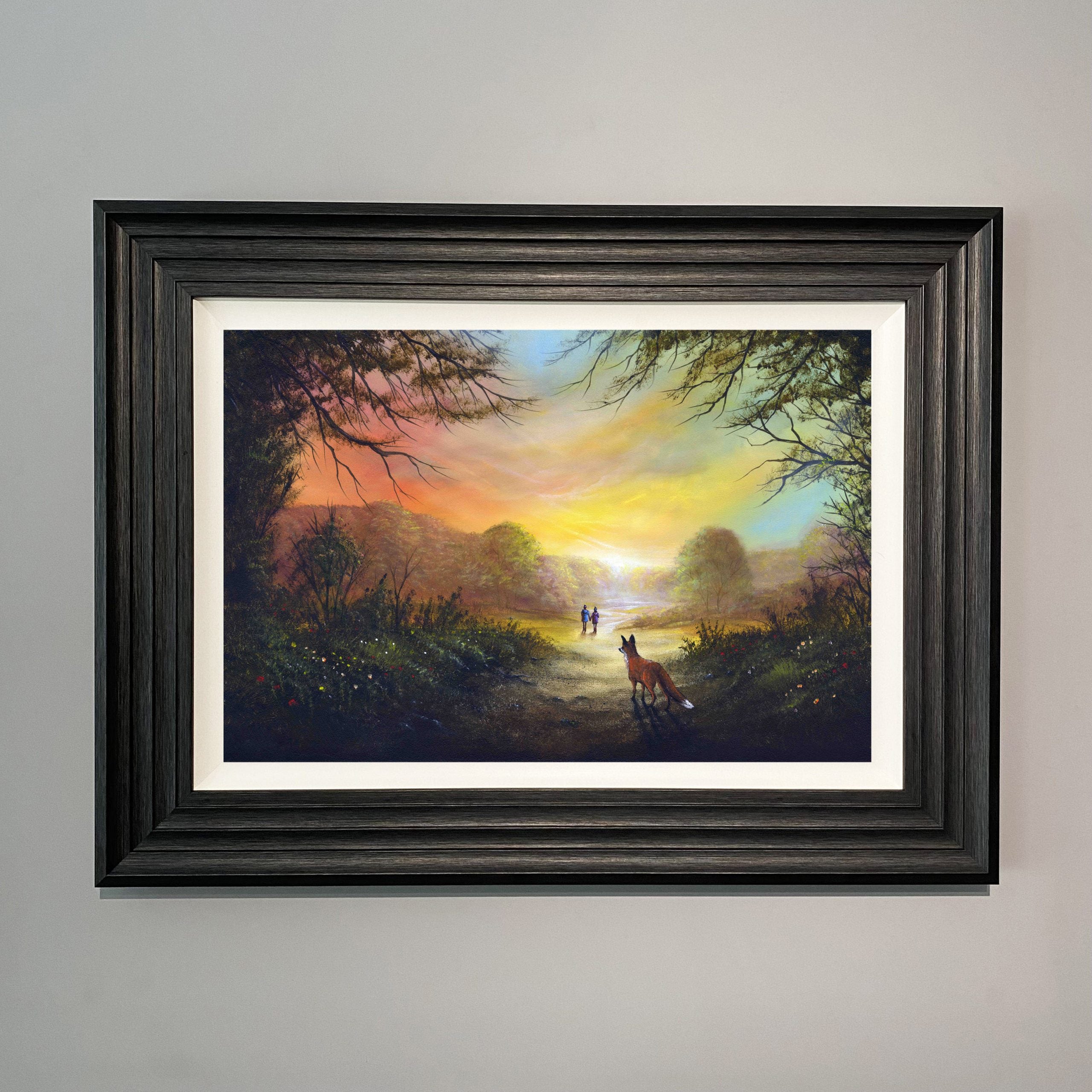 Woodland Wonders atmospheric woodland landscape artwork by Danny Abrahams art. 