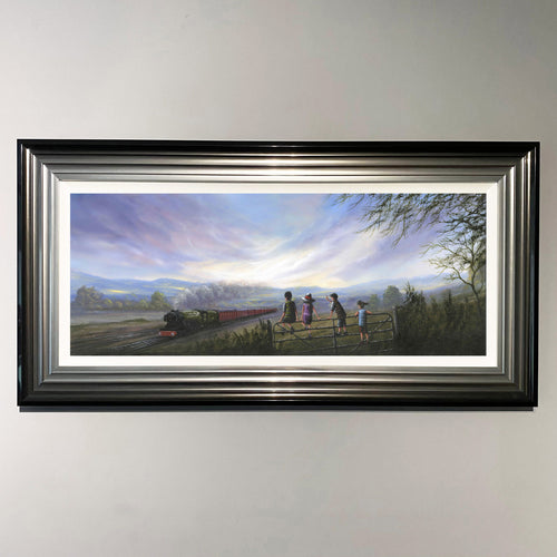 All Tracks Lead To New Adventures! - Limited Edition Art Print by Danny Abrahams