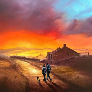 Setting Off Across Haworth Moors